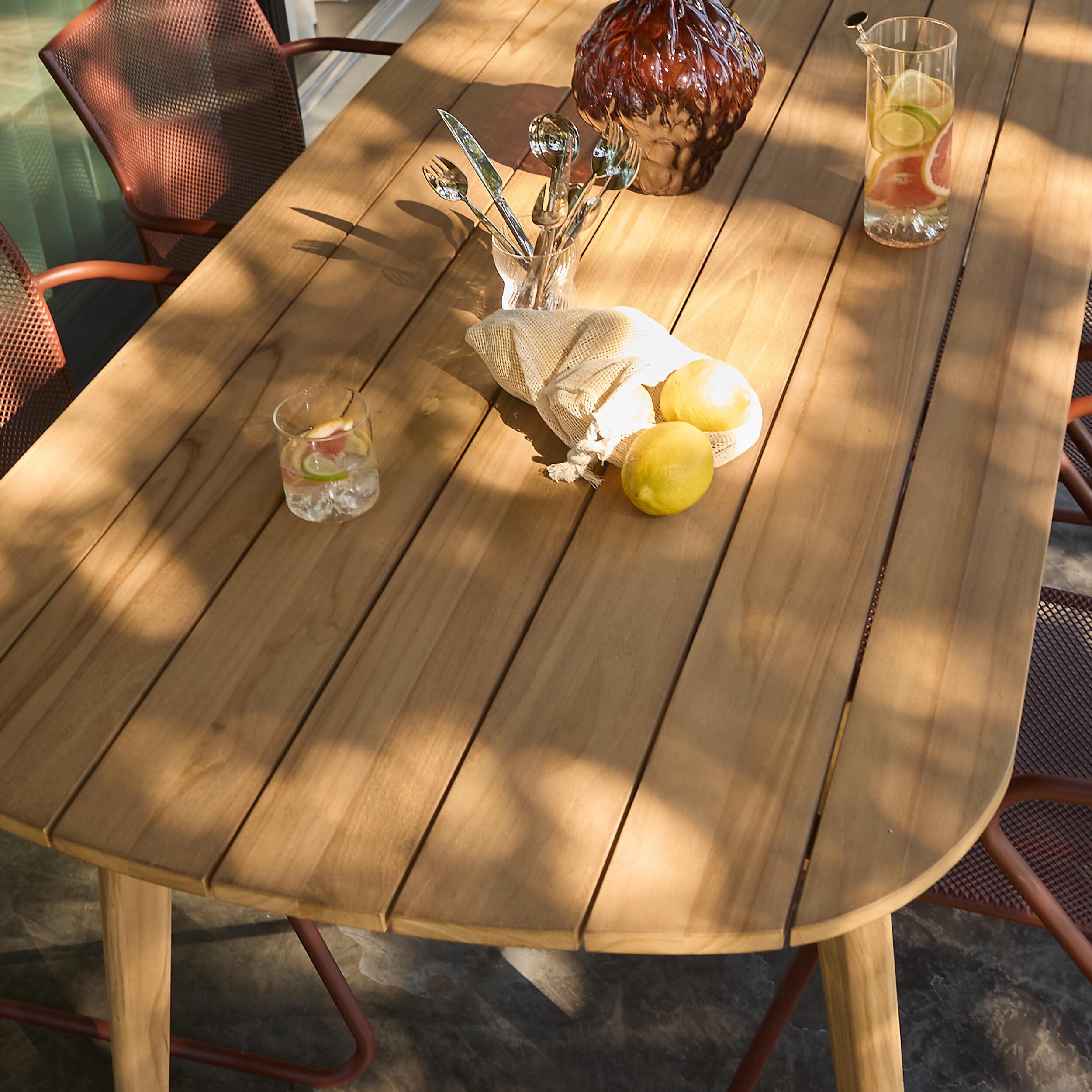 Milos Trädgårdsbord 190 x 90 x 75 cm 