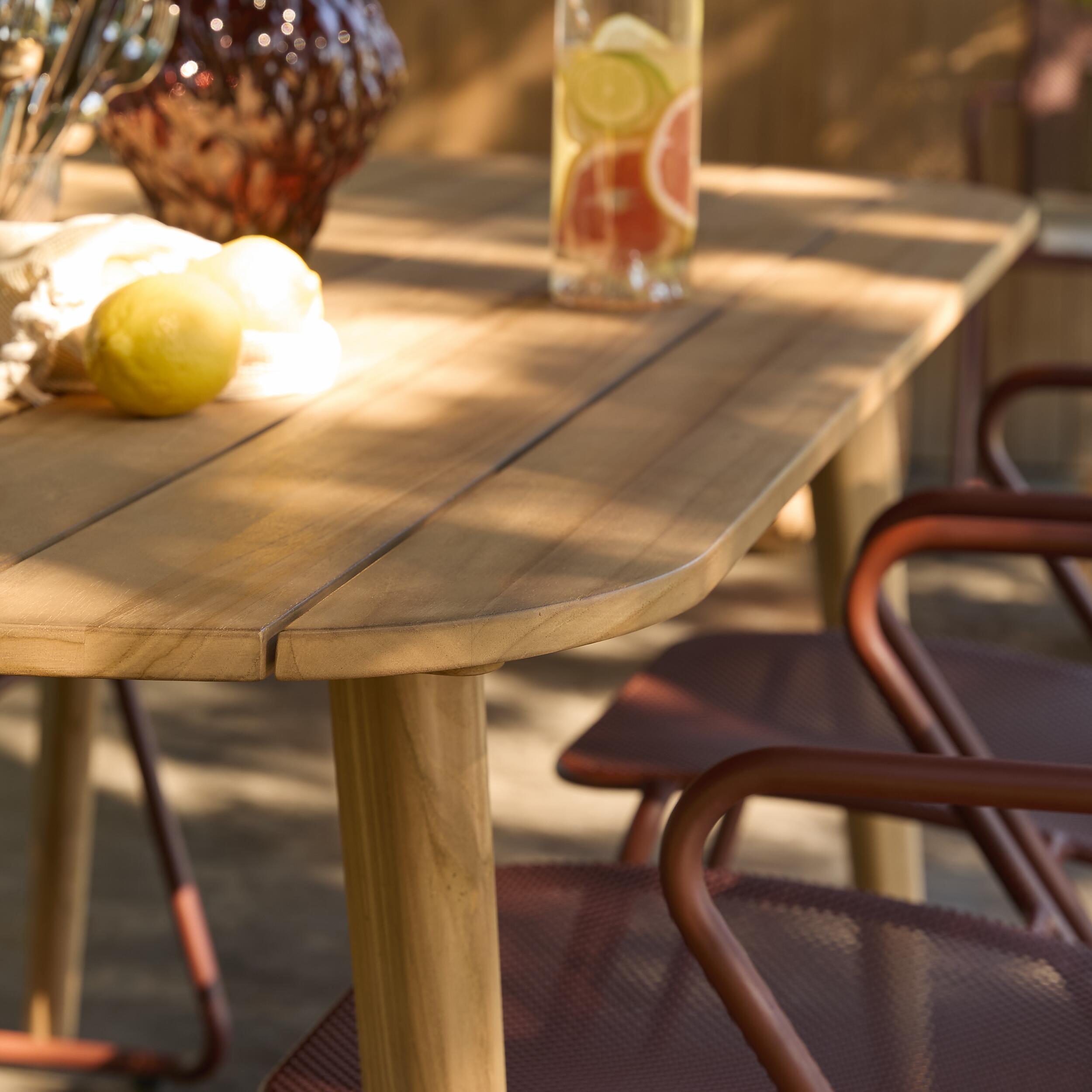 Milos Trädgårdsbord 190 x 90 x 75 cm 