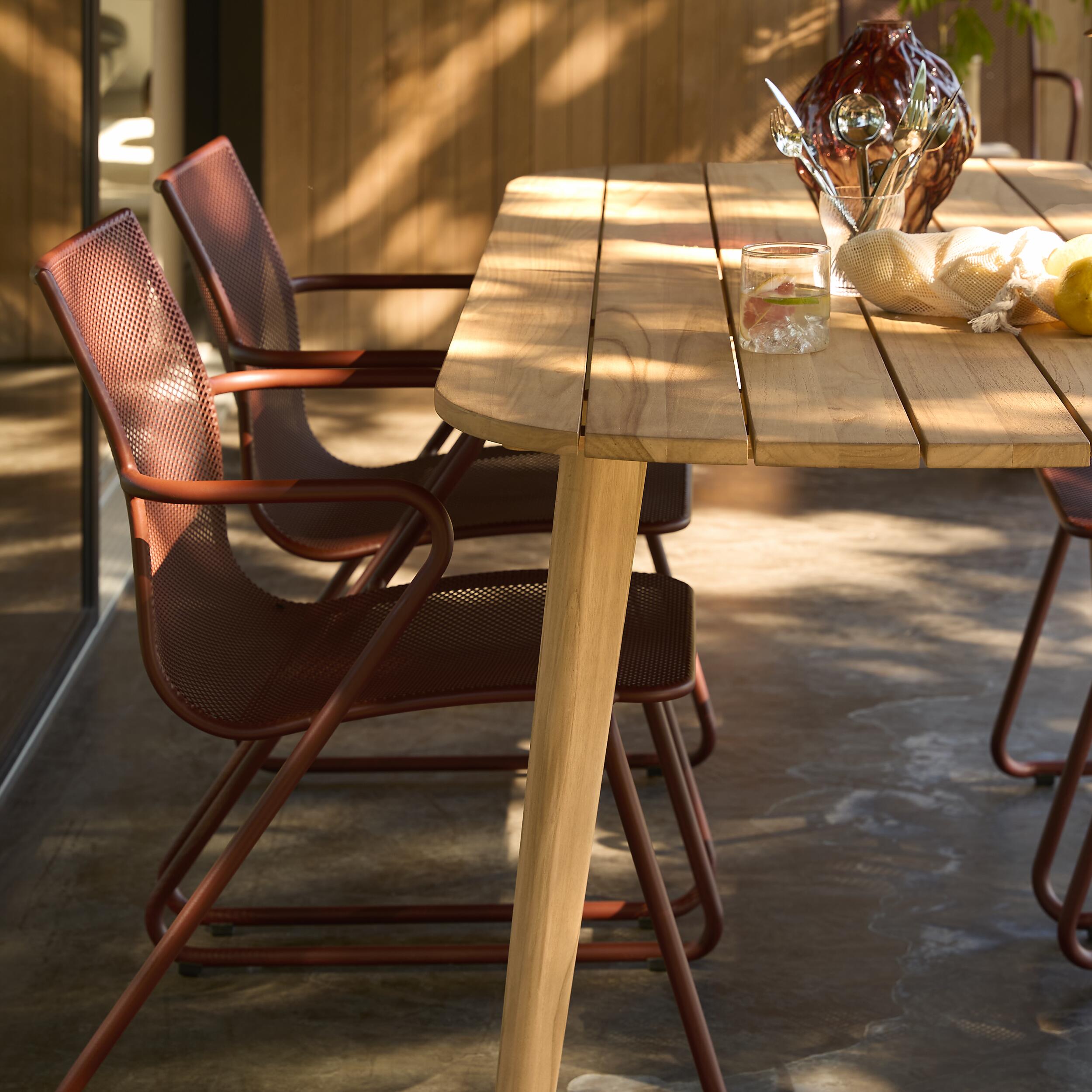 Milos Trädgårdsbord 190 x 90 x 75 cm 