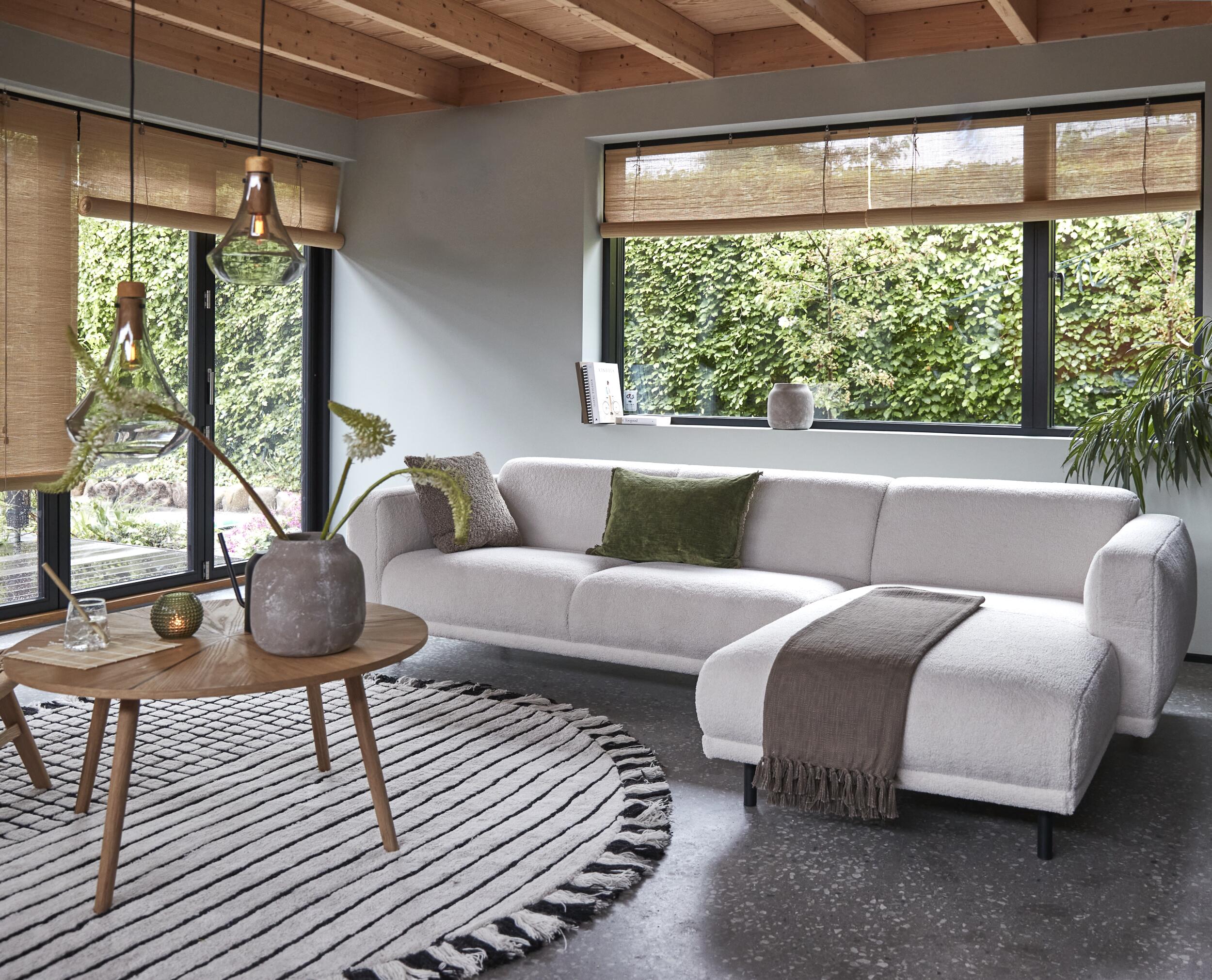 Parker högervänd soffa med schäslong 