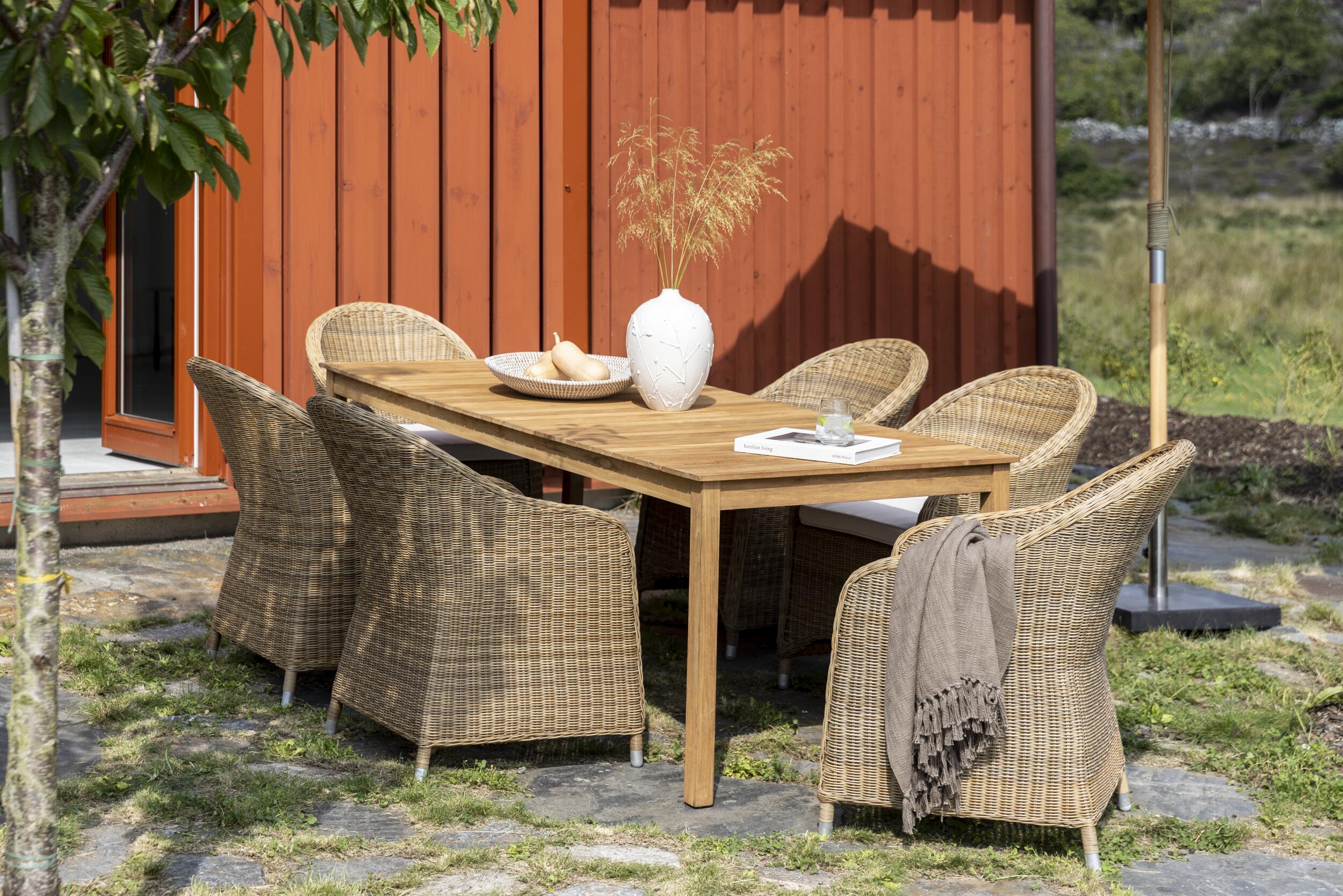 Sigrun Trädgårdsbord 210 x 90 x 75 cm 