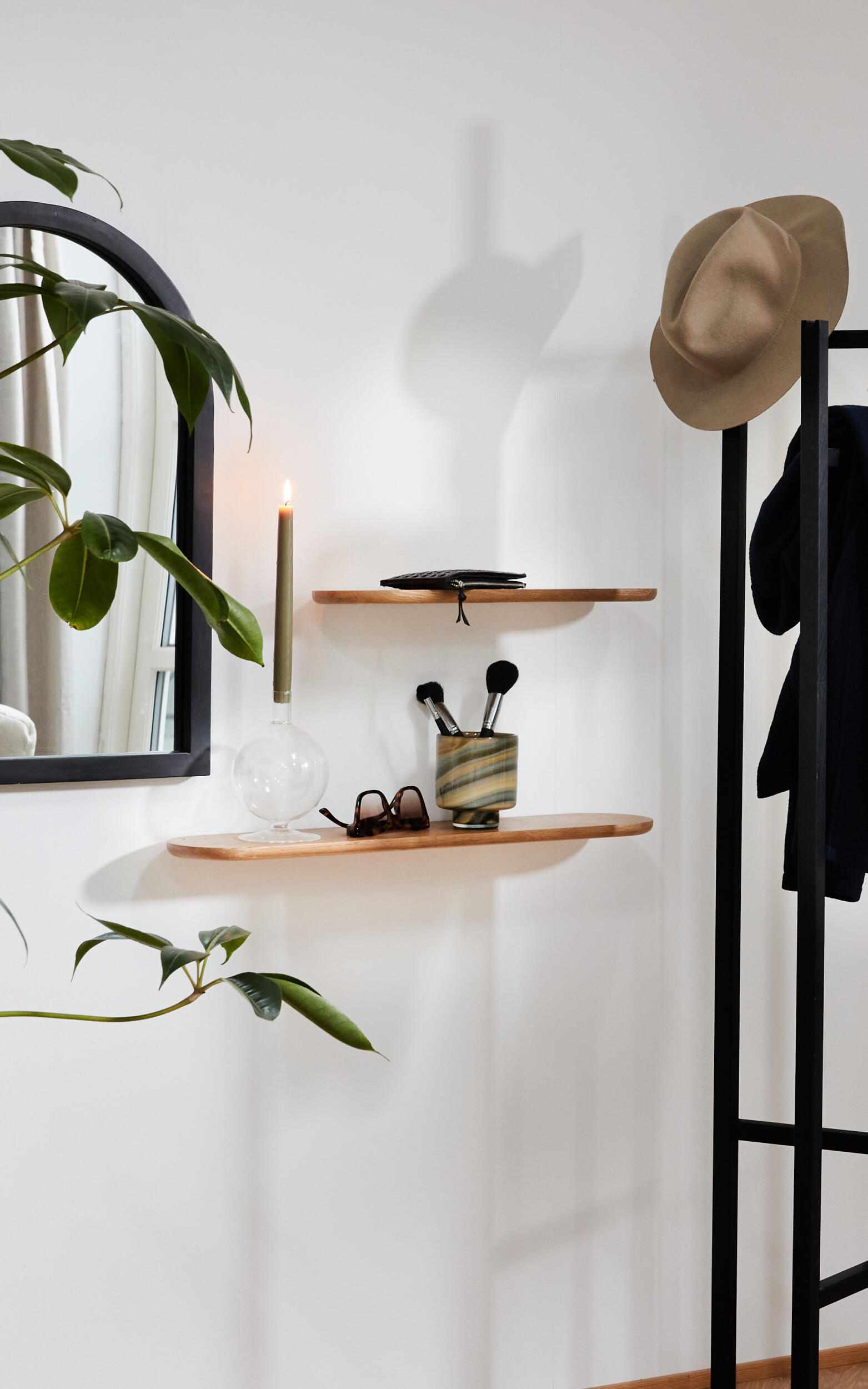 Anker Vägghylla 50 x 1,8 x 15 cm 