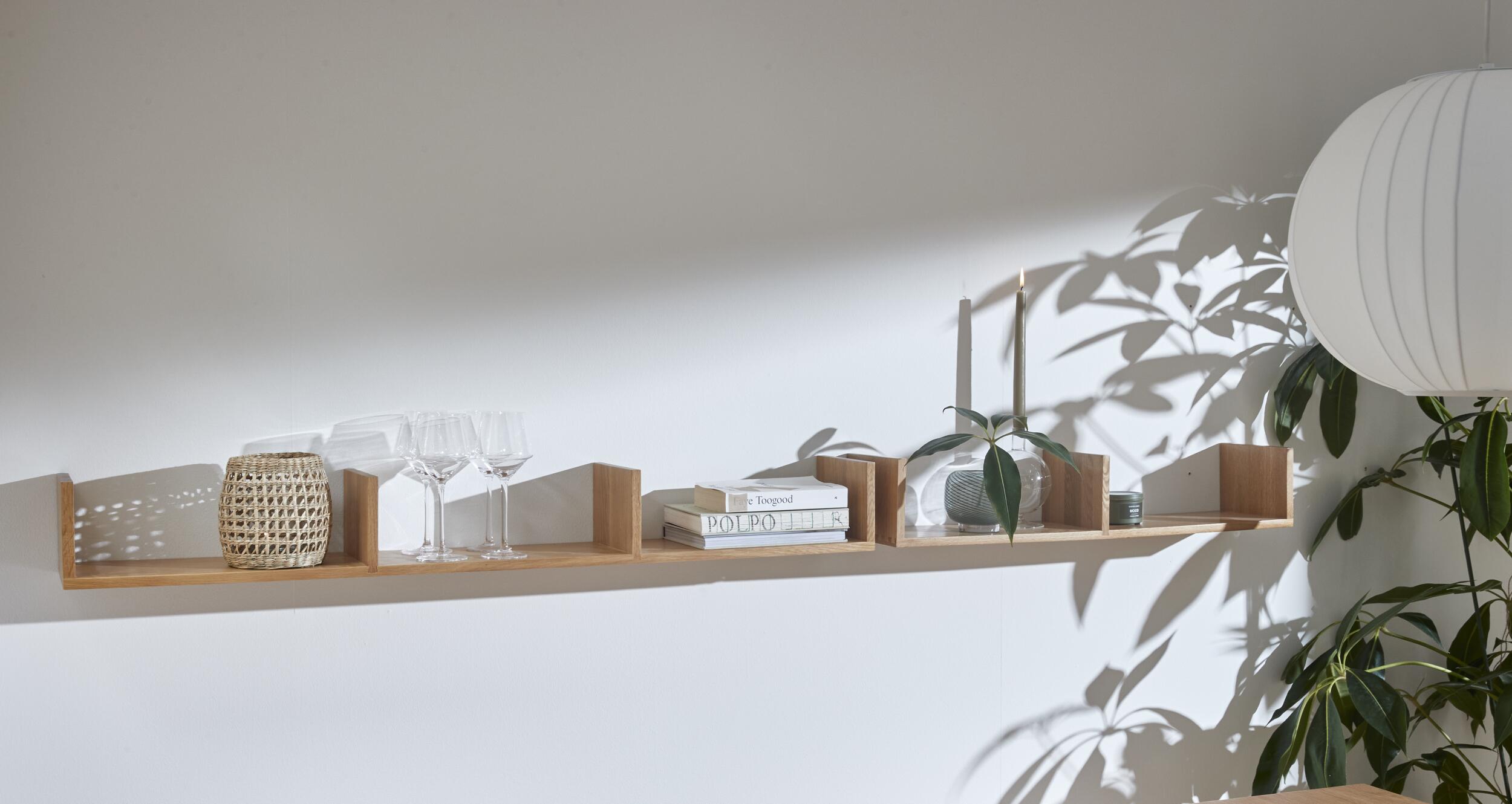 Ragnar Vägghylla 126 x 15 x 20 cm 