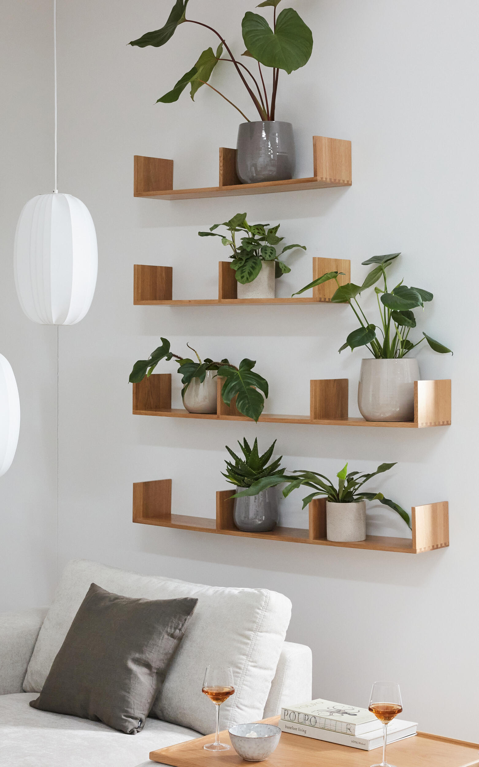 Ragnar Vägghylla 126 x 15 x 20 cm 