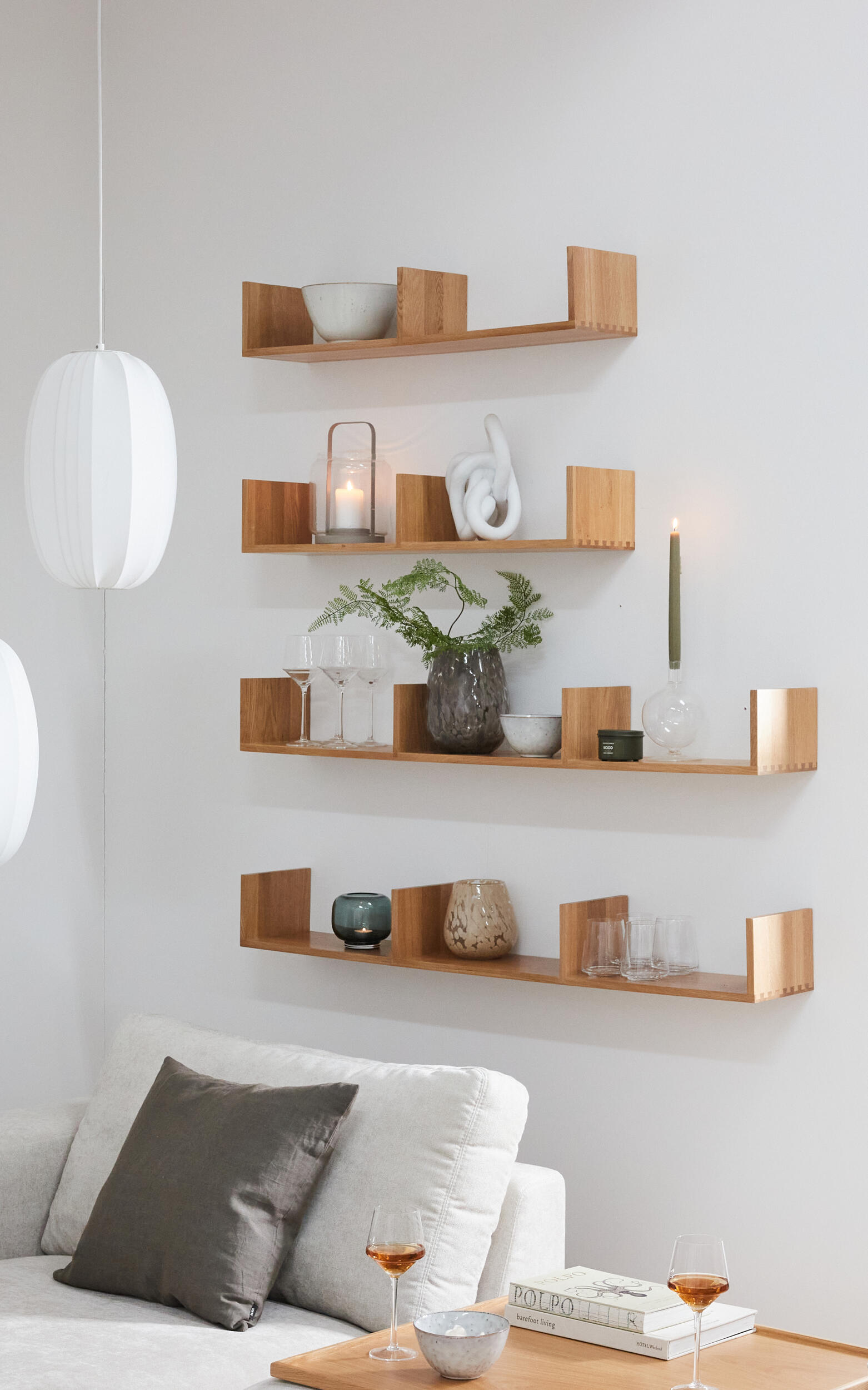 Ragnar Vägghylla 126 x 15 x 20 cm 