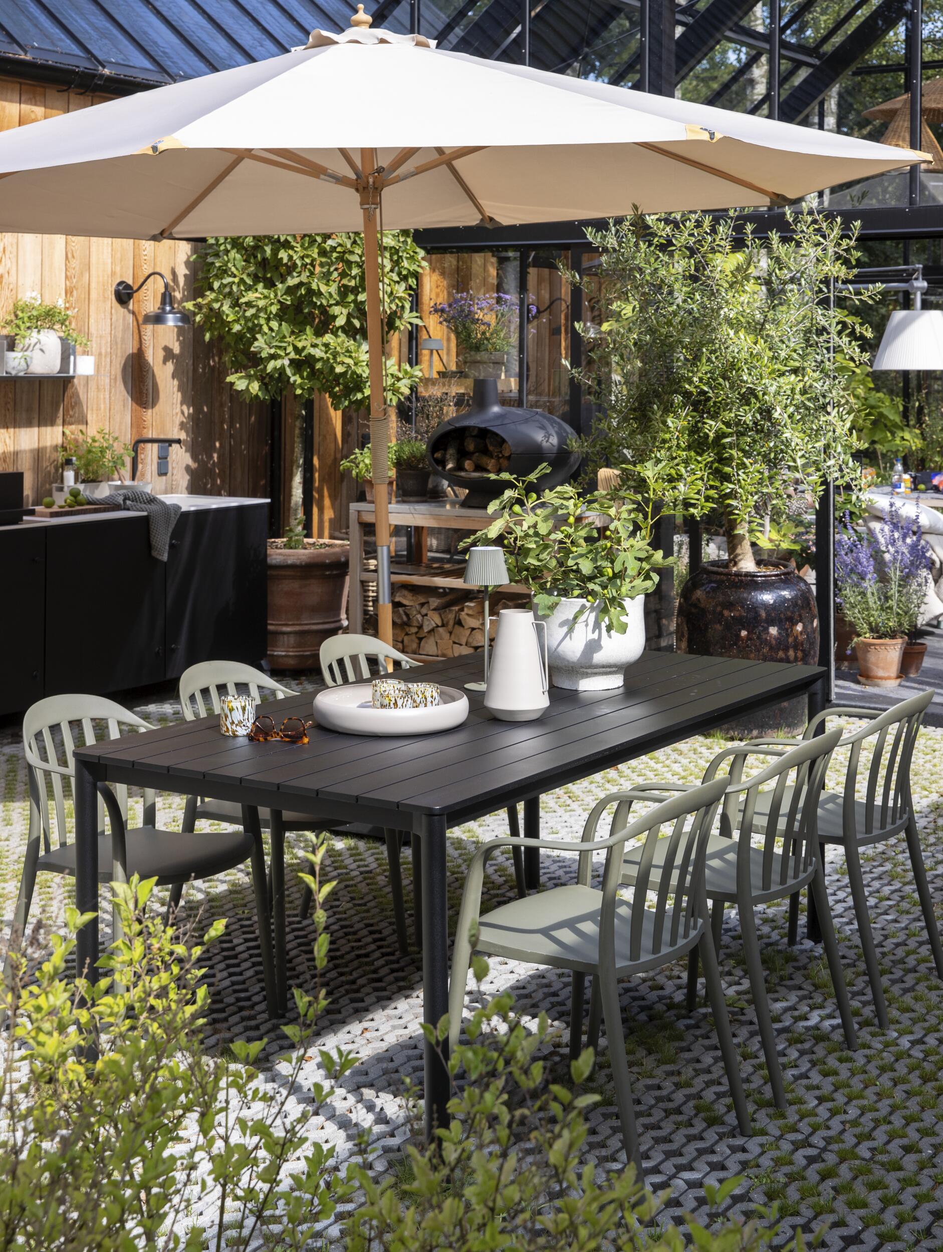 Kalani Trädgårdsbord 200 x 100 x 75 cm 