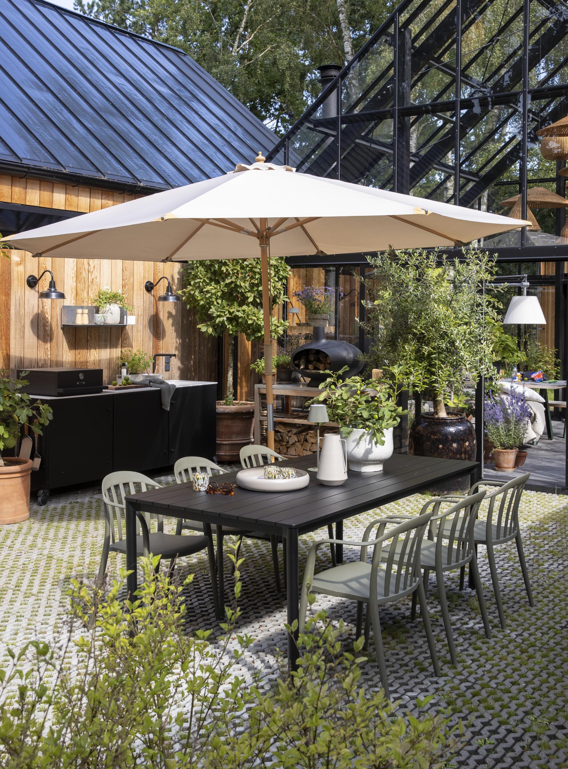 Kalani Trädgårdsbord 200 x 100 x 75 cm 