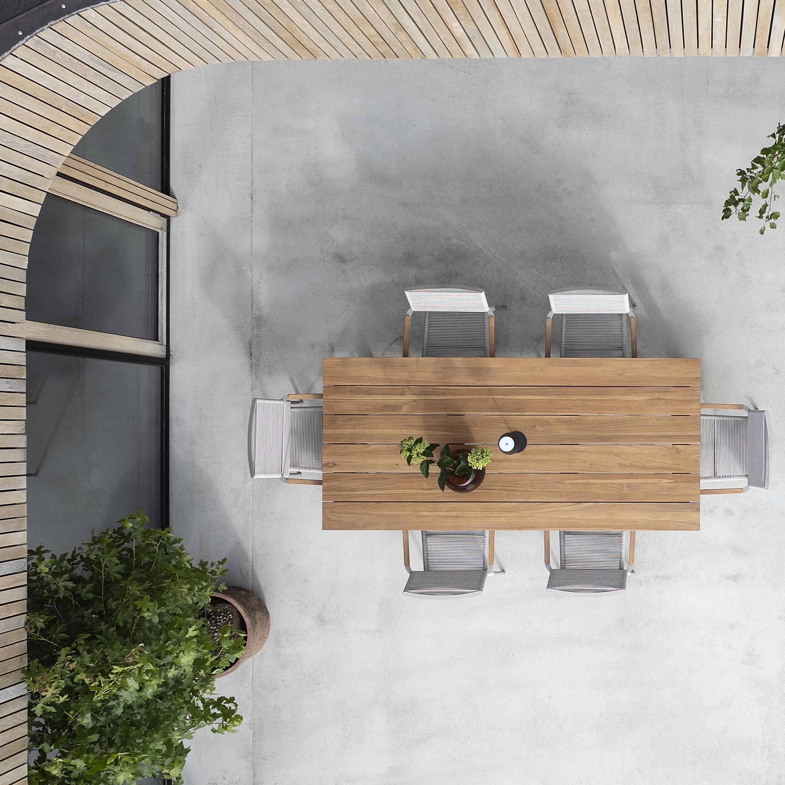 Kulina 2025 Trädgårdsbord 215 x 98,5 x 75 cm 