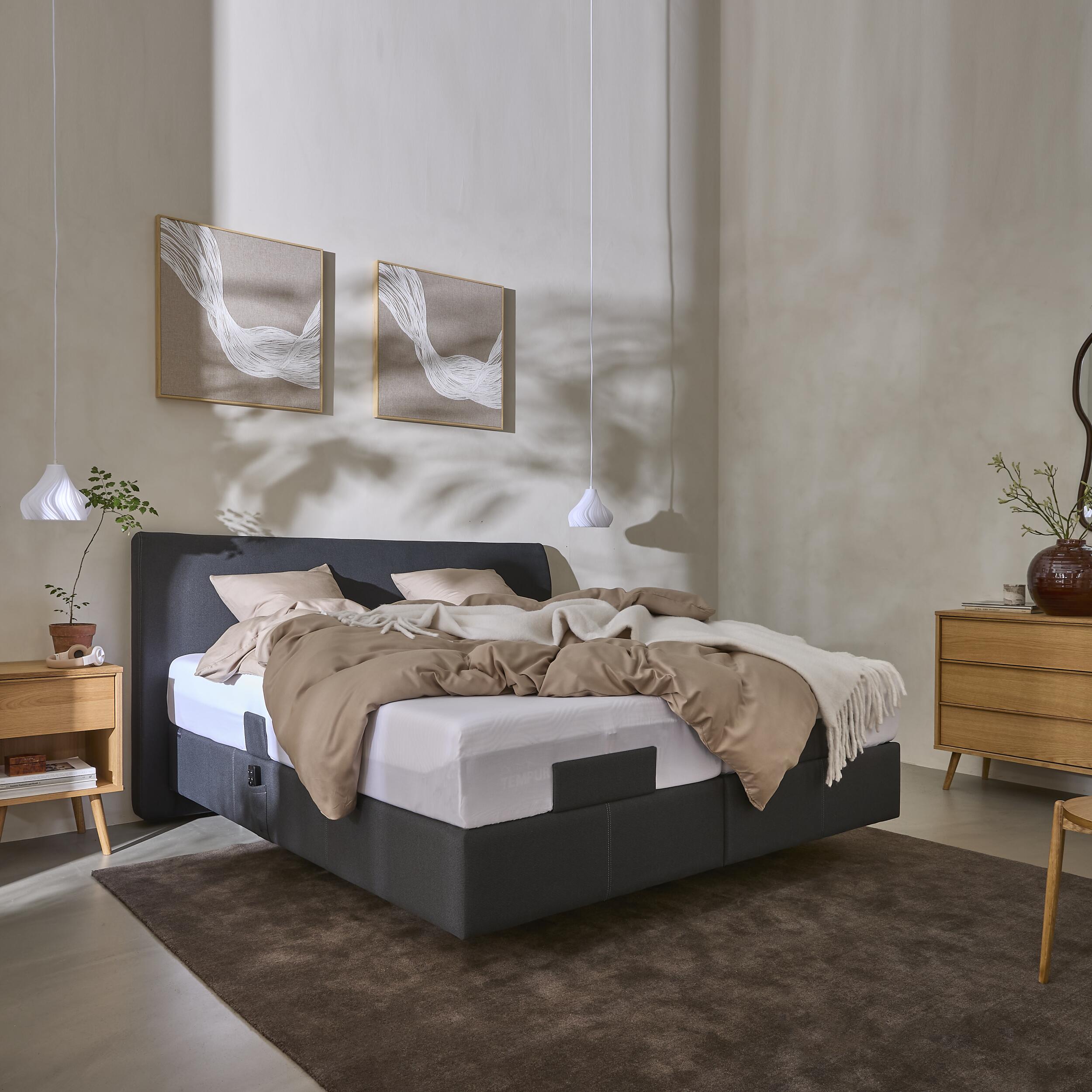Tempur Spring Box Adjustable ställbar säng 180 x 200 cm 