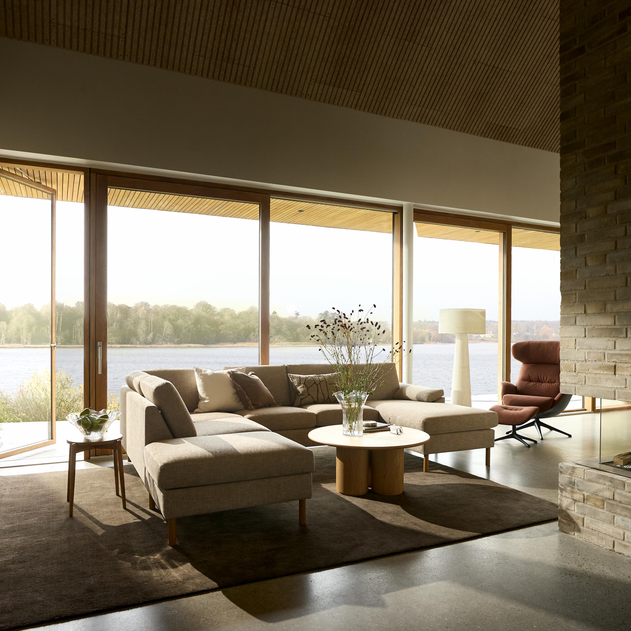 Signatur 5-sits högervänd U-soffa