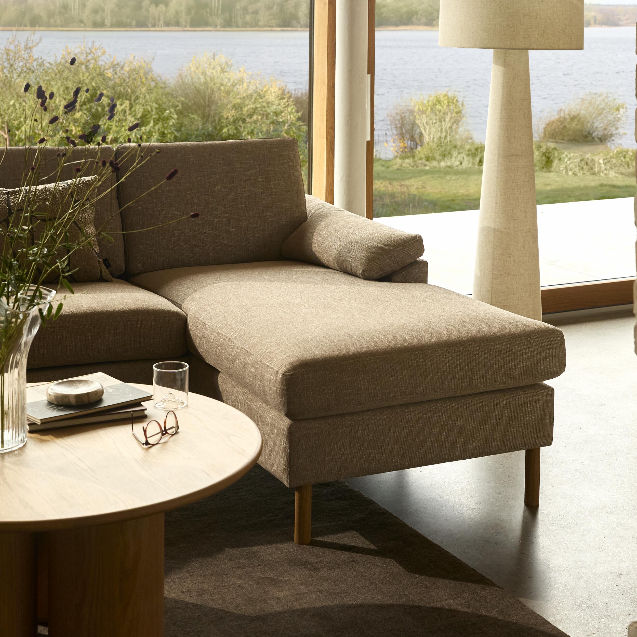 Signatur 5-sits högervänd U-soffa