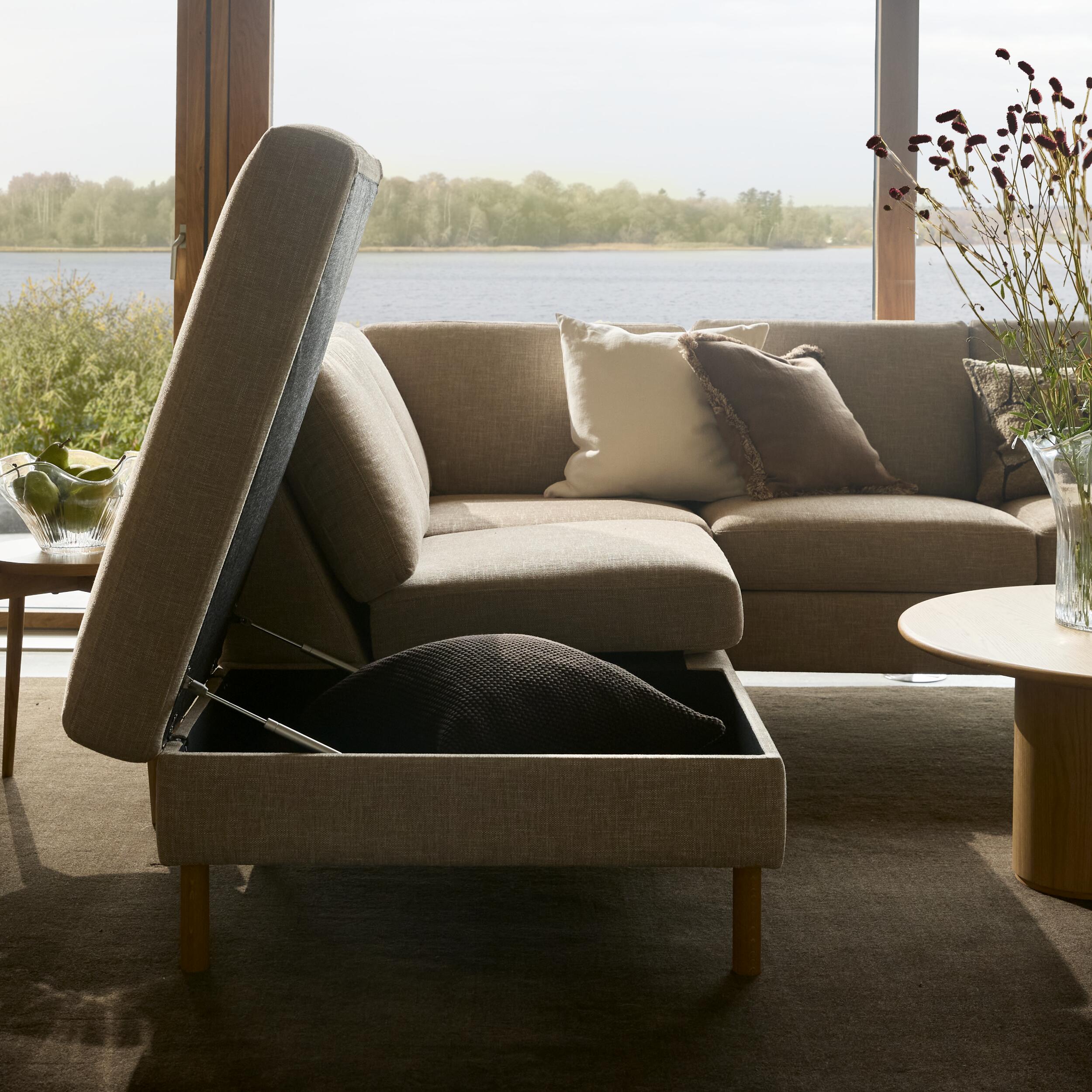 Signatur 5-sits högervänd U-soffa