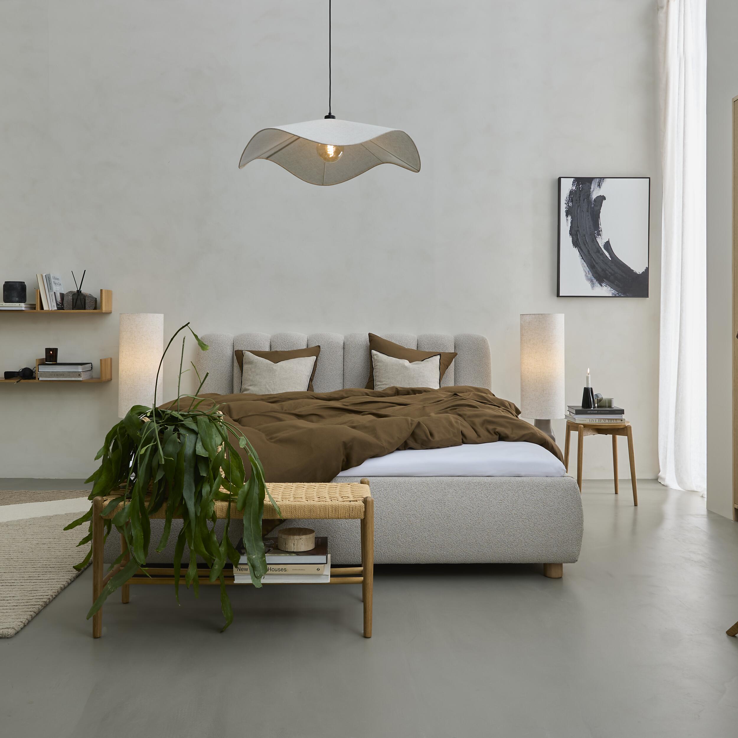 Balgur Inklusive Balgur-madrass, Stripe huvudgavel och sängben