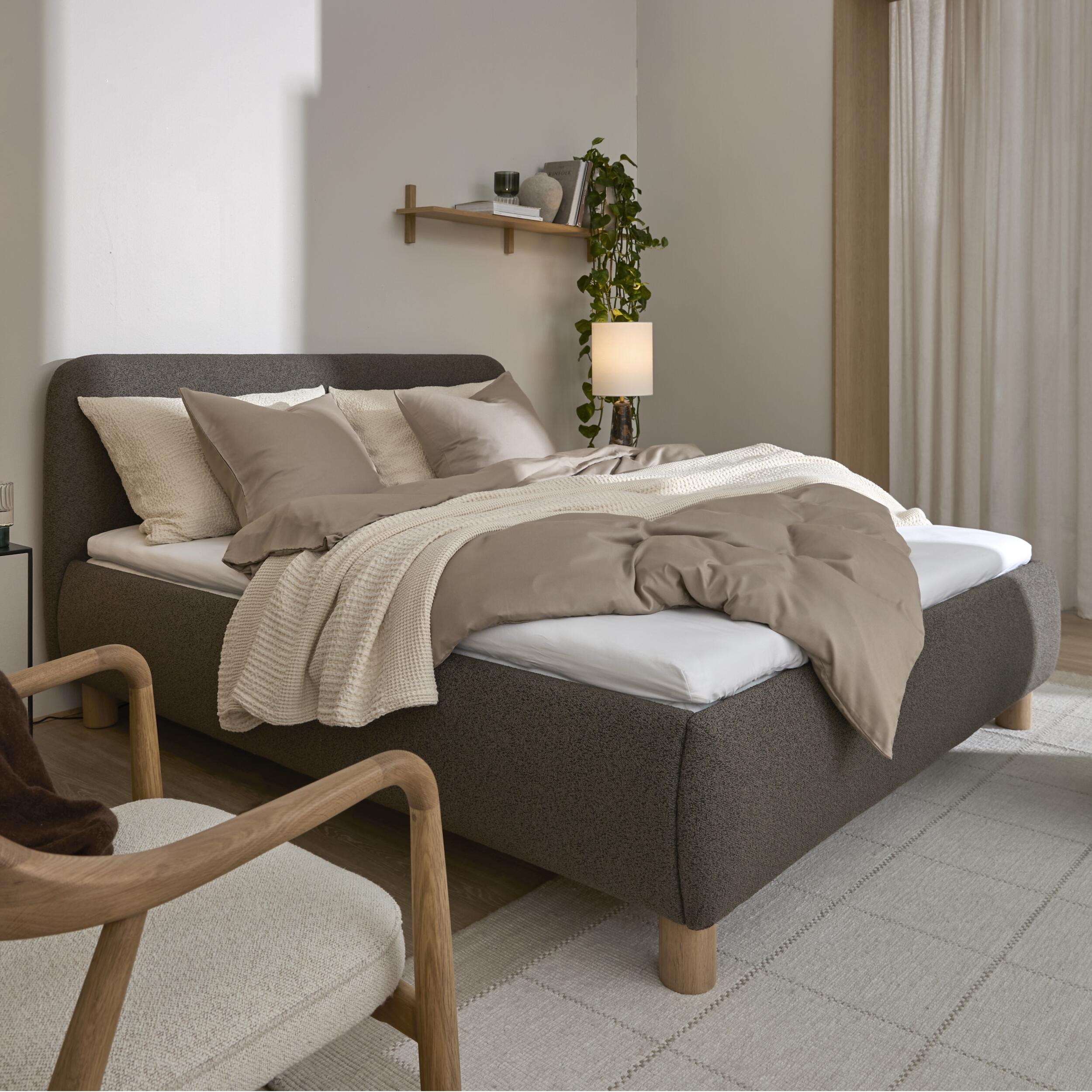 Balgur Inklusive Balgur-madrass, Plain huvudgavel och sängben