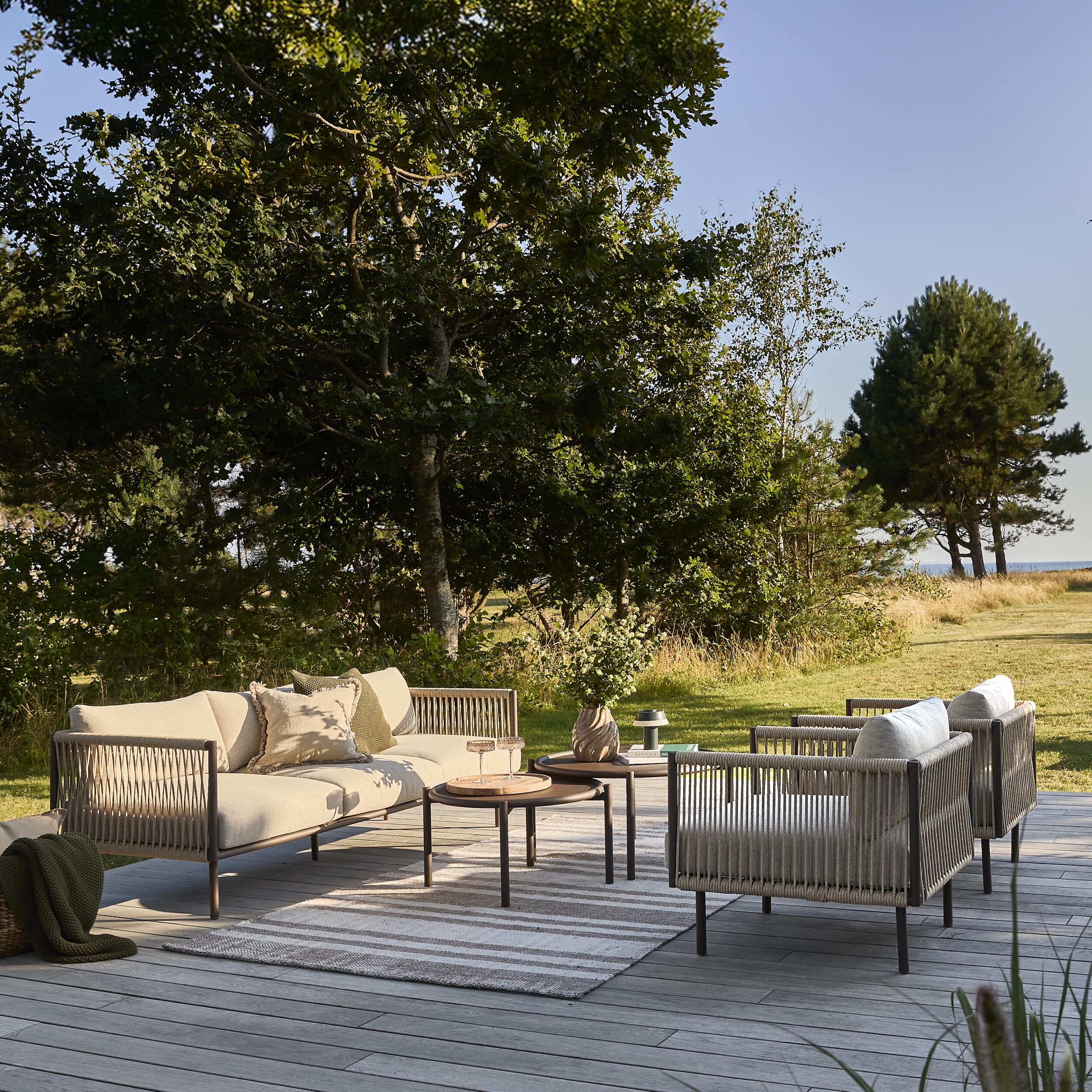 Oblic Loungebord 67 x 67 x 38 cm 