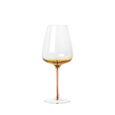 Amber Vitvinsglas 4 st per förpackning