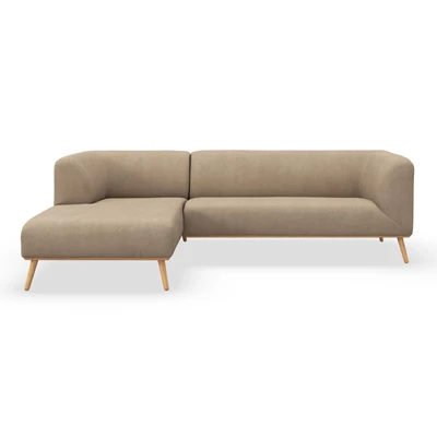 Land vänstervänd soffa med schäslong