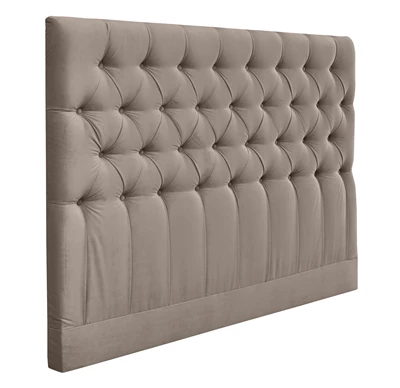 Nocturne Exclusive Velour Chesterfield Sänggavel 210 x 130 x 10 cm