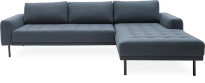 Halfdan högervänd soffa med schäslong