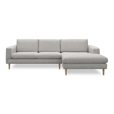 Nyland högervänd soffa med schäslong