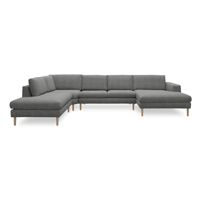 Nyland högervänd hörnsoffa med schäslong