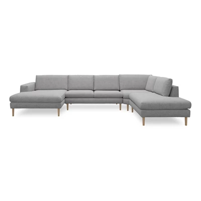 Nyland vänstervänd hörnsoffa med schäslong