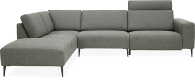 Remus vänstervänd soffa med divan
