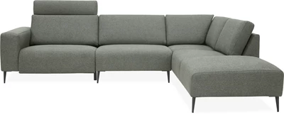 Remus högervänd soffa med divan