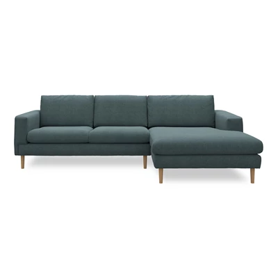Nyland högervänd soffa med schäslong