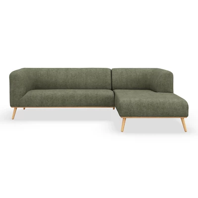 Land högervänd soffa med schäslong