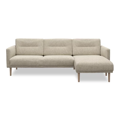 Larvik högervänd soffa med schäslong