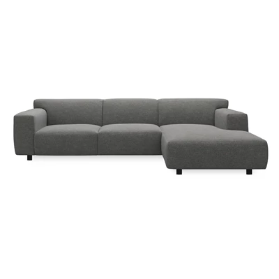 Siena högervänd soffa med schäslong