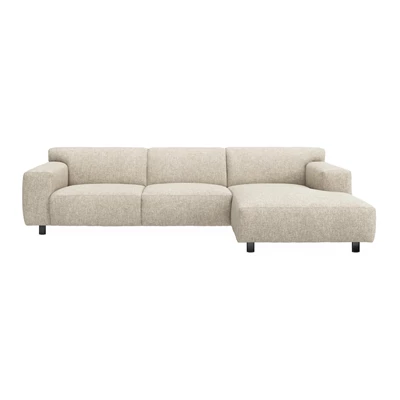 Siena högervänd soffa med schäslong