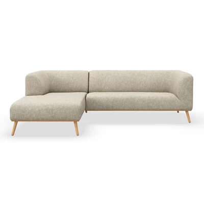 Land vänstervänd soffa med schäslong