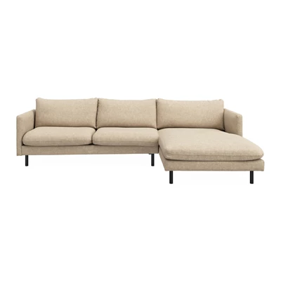 Bjorn högervänd soffa med schäslong