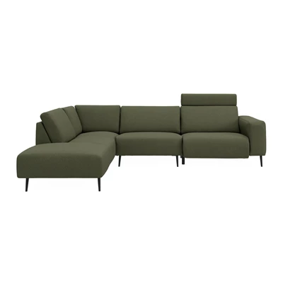 Remus vänstervänd soffa med divan