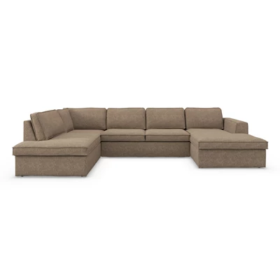 Runar högervänd hörnsoffa med schäslong