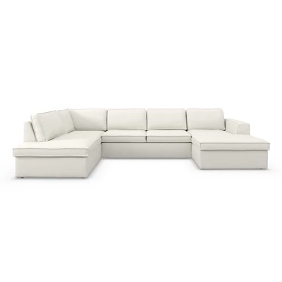 Runar högervänd hörnsoffa med schäslong