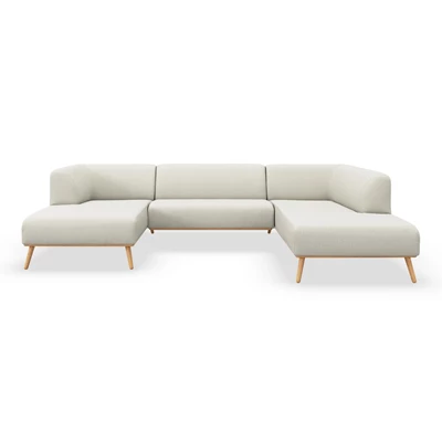 Land vänstervänd hörnsoffa med schäslong