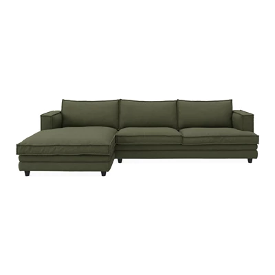 Agir vänstervänd soffa med schäslong