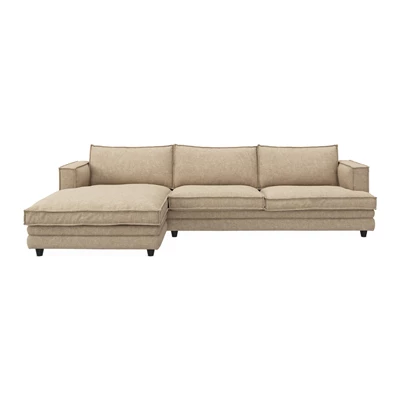 Agir vänstervänd soffa med schäslong