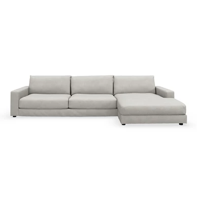 Norsberg högervänd soffa med schäslong