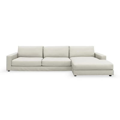 Norsberg högervänd soffa med schäslong