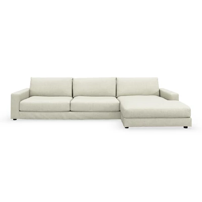 Norsberg högervänd soffa med schäslong