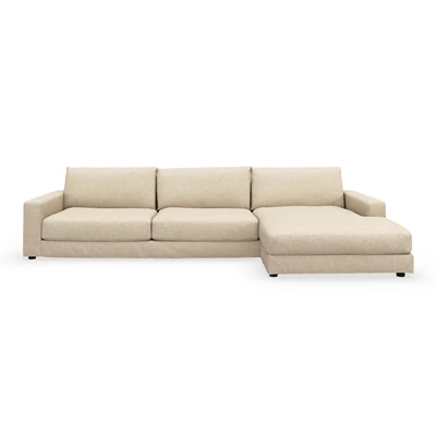 Norsberg högervänd soffa med schäslong