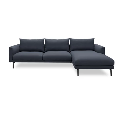 Hallsberg högervänd soffa med schäslong