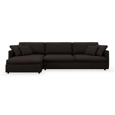 Angolo vänstervänd soffa med schäslong