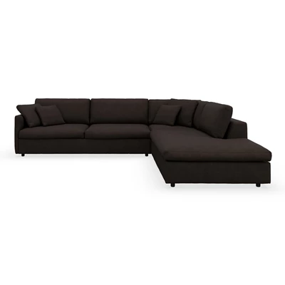Angolo högervänd soffa med divan