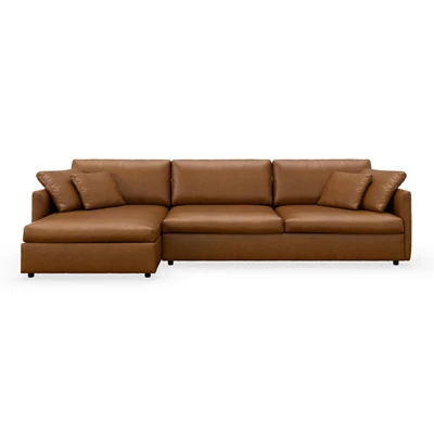 Angolo vänstervänd soffa med schäslong