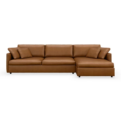 Angolo högervänd soffa med schäslong